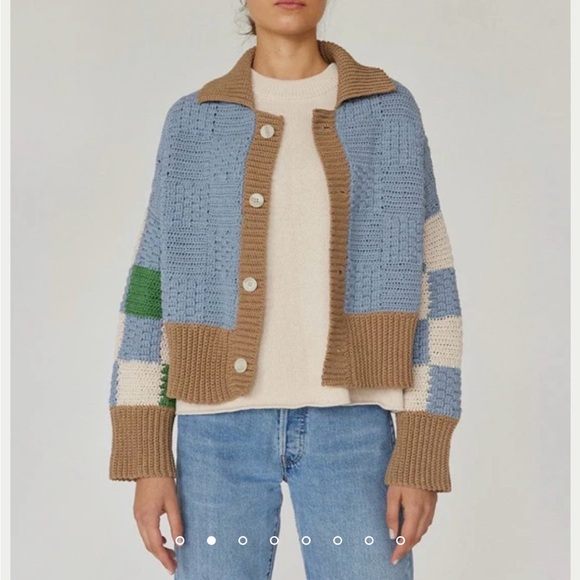 The Knotty Ones Colorblock Knit Cardigan
